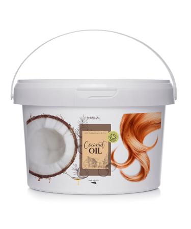 Coconut Oil for Dry and Damaged Hair. Moisturizing Serum Split Ends Hair Mask Anti-Frizz Intense Repairing Hair Oil - 5000 ml