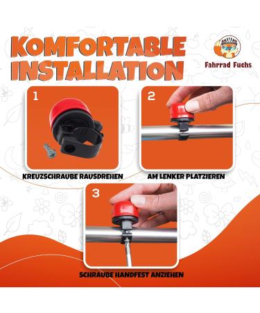 Children's Bicycle Bell - Rotary Bell for Boys & Girls - Blue Bike Bell with Reduction Socket - Buy Online on GoSupps.com