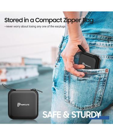 High Fidelity Noise Cancelling Ear Plugs for Concerts - Silicone Ear Plugs with 4 Pairs of Tips | Best Ear Plugs for Festivals & Musicians (Blue-Violet - Buy Online on GoSupps.com