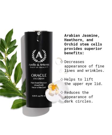 Oracle Eye Cream for Dark Circles and Puffiness | Anti-Aging Eye Treatment - Reduces Fine Lines, Wrinkles, and Crow's Feet | Hydrating Under Eye Cream by Apollo and Artemis Beauty - Buy Online on GoSupps.com