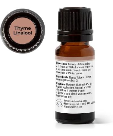 Buy Plant Therapy Thyme Linalool Essential Oil 10 mL - 100% Pure Undiluted Therapeutic Grade - International Shipping Available - Buy Online on GoSupps.com