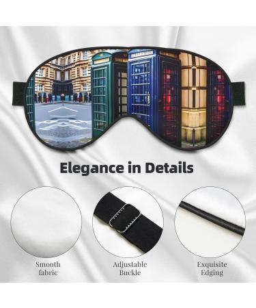 British Phone Booth Soft Sleep Eye Mask Female Breathable Eye Patch Perfect for Travel and Relaxation - Buy Online on GoSupps.com