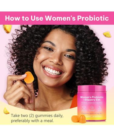 Probiotiques Gummies pour Femmes Flore Intime Gummies Saveur Ananas avec Orme Rouge Support pH et Immunit Flore intestinale 60 Gummies - Buy Online on GoSupps.com