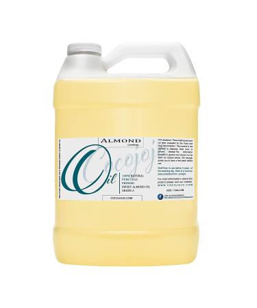 100% Pure Sweet Almond Oil 128 oz - Cold Pressed, Unrefined, Extra Virgin - 1 Gallon Therapeutic Grade for Hair, Skin, Body, Nails, Beard - Carrier Oil for Essential Oils - 128 Fl Oz - Buy Online on GoSupps.com