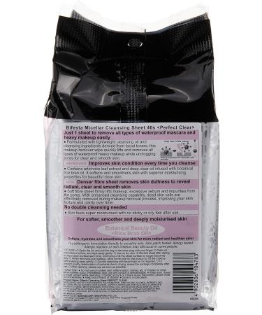 Bifesta Cleansing Sheet Perfect Clear 46 Sheets - Buy Online on GoSupps.com