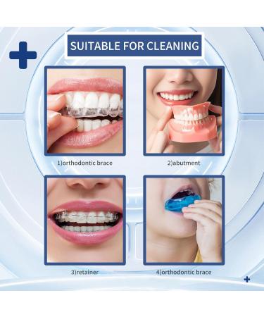 Retainer Cleaning Tablets - 100 Tablets 3 Month Supply Keep Retainers Fresh Bright Stain-Free Mouthguards Dentures Braces Retainer Cleaning Tablets - Buy Online on GoSupps.com