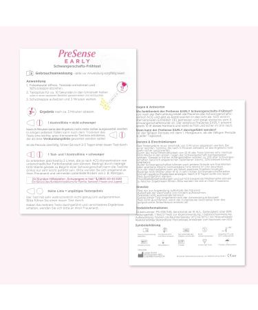 Presense Fast & Reliable Pregnancy Test - Simple Urine Test for Accurate Results - 1 Pack - Buy Online on GoSupps.com