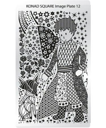 Konad Stamping Stencil XL 12