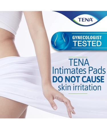TENA Intimates Incontinence Pads for Women - Light Absorbency, Ultra Thin, Regular Length - 30 Count (Pack of 6) - Buy Online on GoSupps.com