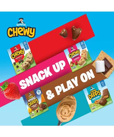 Quaker Chewy Dipps Peanut Butter Granola Bars - 14 Bars (Pack of 1) - Buy Online on GoSupps.com