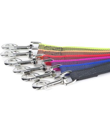 IDC Color & Gray Rubberized Leash - 20mm x 2m with Loop & D-Ring - Durable Neon Gray Dog Leash for International Shipping - Buy Online on GoSupps.com