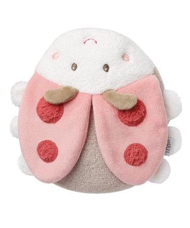 Fehn 068566 Beetle Cherry Stone Pillow Hot and Cold Pillow in Cute Beetle Design For Babies and Toddlers from Newborns Upwards Measures: 18 cm K fer
