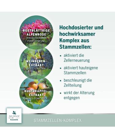 Buy Vegan Anti-Aging Eye Cream | Natural Organic Stem Cells Hyaluronic Acid & Green Tea Extract | 50ml for Wrinkles & Dark Circles - International Shipping - Buy Online on GoSupps.com
