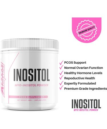 Inositol (Myo-Inositol) Powder 300g | Premium Powder for PCOS Support & Hormonal Balance - Buy Online on GoSupps.com