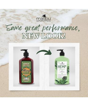 Malibu Hemp Classic Body Moisturizer Natural Hemp Seed Oil Lotion Vegan Formula 18 fl oz - Buy Online on GoSupps.com