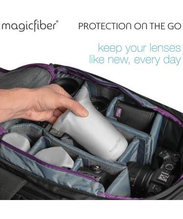 MagicFiber Microfiber Camera Lens Pouches (3 Pack) - Soft Bags with Cleaning Cloth for Camera Lens Storage - Buy Online on GoSupps.com
