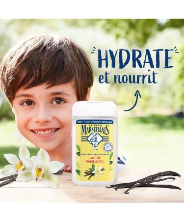 Le Petit Marseillais - Extra Gentle Shower Cream Organic Vanilla Milk (pack of 6 bottles of 250 ml) - 92% gold ingredients - Buy Online on GoSupps.com