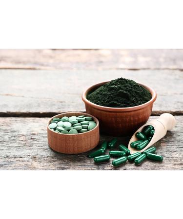 Spintz 500 Pcs Bio Chlorella Tablets - 100% Vegan & Sustainably Packaged | 500mg/tab | Plastic-Free Superfood - Buy Online on GoSupps.com