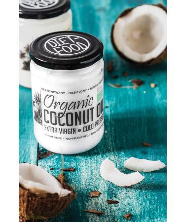 Buy Organic Extra Virgin Coconut Oil - 500ml | Cold-Pressed Unrefined 100% Pure & Natural - Ideal for Cooking & Skincare - Buy Online on GoSupps.com