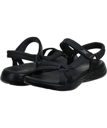 Skechers Women's On-The-Go 600-Brilliancy Sport Sandal 8 Black - Comfort and Style - Buy Online on GoSupps.com
