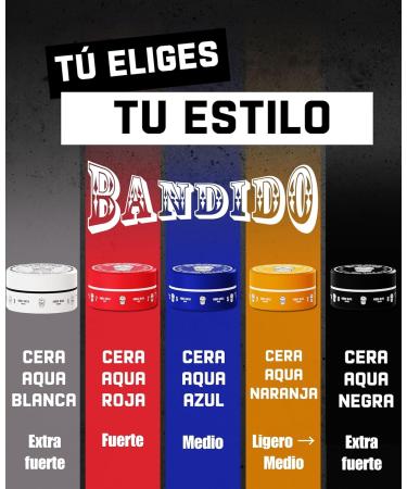  Bandido BANDIDO Aqua Hair Wax No. 5 Men's Medium Hold Hair Wax 150 ml Long-lasting shine wet look Edge Control - Buy Online on GoSupps.com