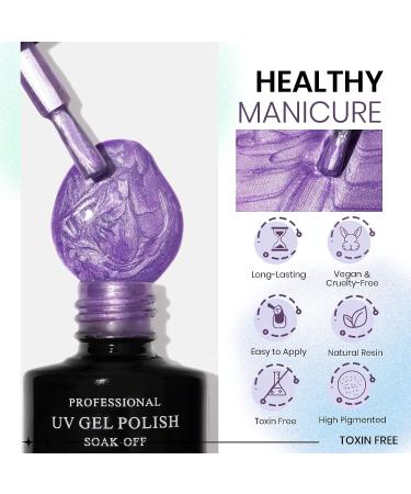 12 Colors Pearl Shell Gel Nail Polish for Shimmering Mermaid Nail Art - Buy Online on GoSupps.com