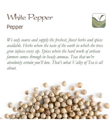 White Peppercorns Whole 100g - Premium White Peppercorn Spice - Buy Online on GoSupps.com