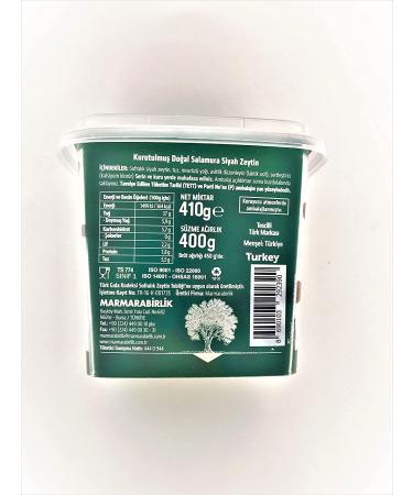 Marmarabirlik Dried Natural Black Olives 400g - Premium Quality olives for a savory twist - Buy Online on GoSupps.com