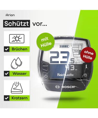 Arion Bosch Intuvia Display Protection - Scratch-Resistant & Water-Repellent E-Bike Accessories | Transparent Bicycle Computer Cover - Buy Online on GoSupps.com