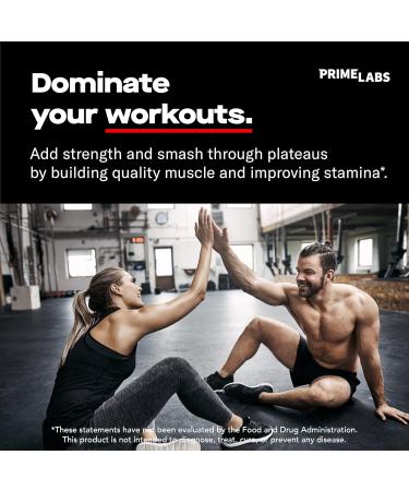 Prime Labs Prime Test Testosterone Booster + Organic Black Maca Capsules - 60 Count Each - Buy Online on GoSupps.com