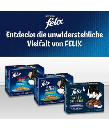 Buy FELIX As Good As It Looks Mixed Variety in Jelly Wet Cat Food - 44x85g Portion Bags - International Shipping Available - Buy Online on GoSupps.com