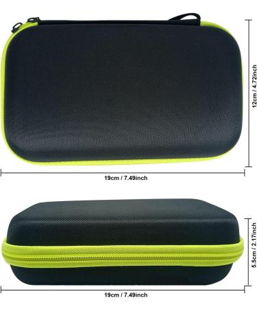 One Blade Pro Case Compatible with Philips Norelco Oneblade QP6510/70 QP6520/70 Pro Wet/Dry Electric Shaver and Trimmer Electric Razor Storage Case (Green) - Buy Online on GoSupps.com