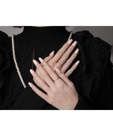 DANNI & TONI Semi Cured Nail Stickers Gel Nail Strips - 28 Chic Nude Solid Color Wraps - Buy Online on GoSupps.com