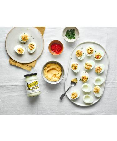 Tracklements Rich Mayonnaise - Versatile Condiment for Sarnies, Salads, and Dips | Gluten-Free, Vegetarian-Friendly | 245g Jar - Buy Online on GoSupps.com