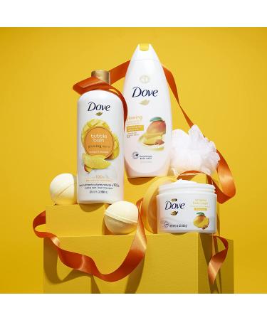 Dove Mango & Almond Bath and Body Gift Set - Perfect Spa Gift for Women | Body Wash, Bubble Bath, Bath Bombs, Whipped Body Cream, Loofah | Cruelty-Free Skincare | Ideal Birthday Gift for Moms - Buy Online on GoSupps.com