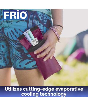 FRIO Duo Insulin Cooler Wallet - Keep Medication Cool for 45+ Hours - Ideal for Travel & Daily Use - Burgandy - Buy Online on GoSupps.com