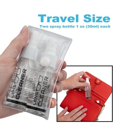 Premium Lens Cleaning Spray Travel Kit for Eyeglasses & Sunglasses - Effective & Portable - Buy Online on GoSupps.com
