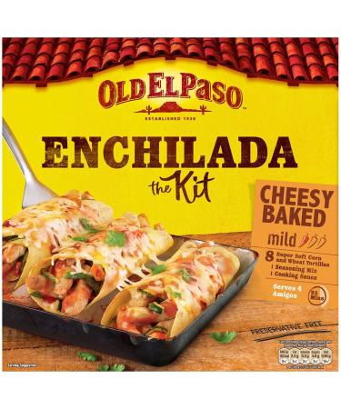 Old El Paso Variety Pack of a4 - Smoky BBQ Fajita Dinner Kit (2 x 500g) & Cheesy Baked Enchilada Dinner Kit (2 x 663g) - Total 2.326kg By Boxed Treat - Buy Online on GoSupps.com