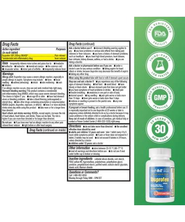 HealthA2Z Total Home Relief & Vitality Bundle | Cold & Allergy Tablets (72 Count) + Ibuprofen 200mg (250 Count) + Vitamin D3 (5 000 IU) + K2 MK-7 Softgels with Virgin Coconut Oil (90 Count) - Buy Online on GoSupps.com
