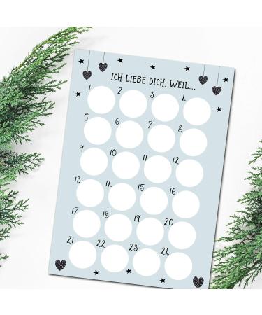 Nastami I Love You Advent Calendar - A3 Christmas Countdown | Unique International Shipping - Buy Online on GoSupps.com