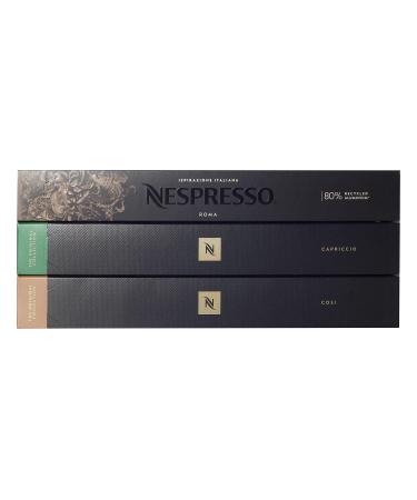 Nespresso Nespresso Lot de 30 capsules (Roma COSI Cappriccio)