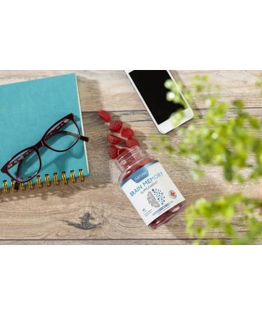 Memory Support Gummy Supplement with Phosphatidylserine and Vitamin B12 - Nootropic Brain Booster for Seniors and Adults - 60 Gummies - Buy Online on GoSupps.com