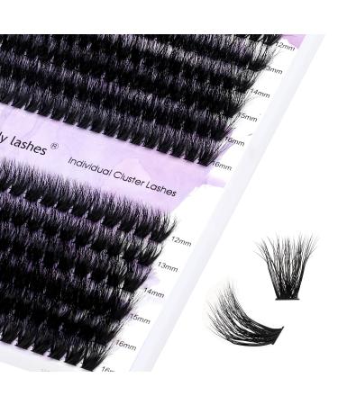 WENDY 60D+80D Cluster Lashes - DIY 3D Effect Eyelash Extensions (12-16mm) | Soft & Wispy Individual Lashes for Stunning Looks - Buy Online on GoSupps.com