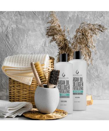 Buy Argan Oil Collagen Shampoo & Conditioner Set - Sulfate Free Cruelty-Free & Vegan - International Shipping - Buy Online on GoSupps.com