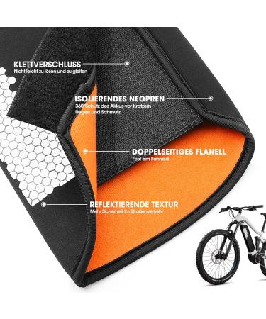 Anzome eBike Battery Protective Cover - 30-41 cm | Extend Battery Life & Protect Against Cold & Dirt for Bosch Haibike KTM Cube | Essential eBike Accessories - Buy Online on GoSupps.com