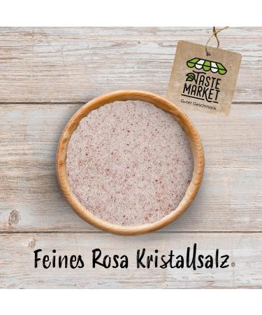  TASTE Guter Geschmack 25kg Fine Pink Crystalline Salt - Known as Himalayan Salt - Natural Salt - From Pakistan - Taste Market - Buy Online on GoSupps.com