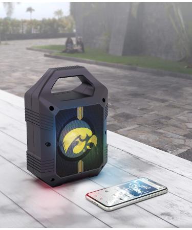 SOAR NCAA Iowa Hawkeyes XL LED Wireless Bluetooth Speaker - Buy Online on GoSupps.com