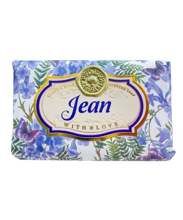 Jean - Gift Soap Bar For Her Birthday Rose Scent Mum Grandmother Cleanser Lather Present Girl