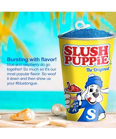 Slush Puppie Blue Raspberry 12 x 250 ml - Buy Online on GoSupps.com