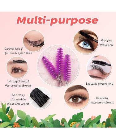 150pc Disposable Spoolies Set - Eyelash Lip Eyeliner & Eyebrow Brushes for Expert Makeup Application | Ideal for Eyelash Extensions | G Set G - Buy Online on GoSupps.com